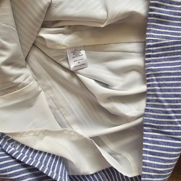 NWT!! Alexia Admor Sailor Striped Belted Sleeveless Dress, M,  Blue & White - Picture 5 of 7